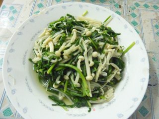 韭菜金针的做法步骤：8