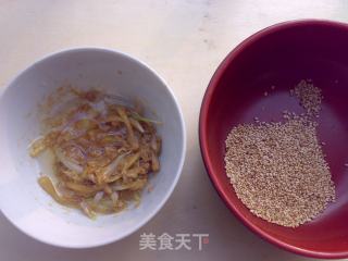 小葱捞鸡的做法步骤：4