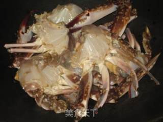 清炒梭子蟹的做法步骤：4