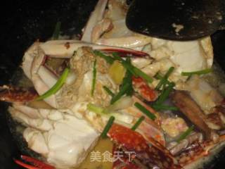 清炒梭子蟹的做法步骤：7