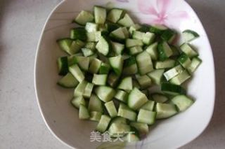 酱爆黄瓜鸡丁的做法步骤：4