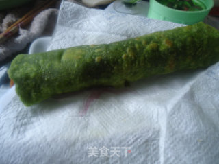 菠菜胡萝卜卷的做法步骤：11