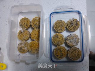 中秋热身之紫薯月饼---健康低卡的做法步骤：3