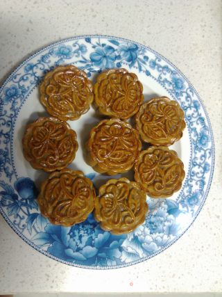 中秋热身之紫薯月饼---健康低卡的做法步骤：9