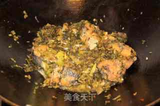 雪菜烧马鲛鱼的做法步骤：9