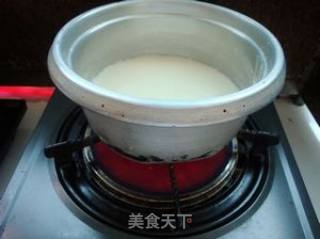 用酸菜制作豆花的做法步骤：4