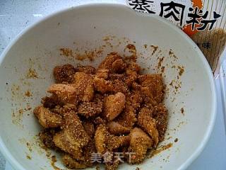 香辣粉蒸肉的做法步骤：4