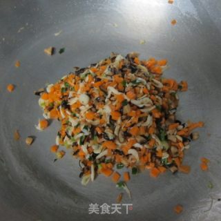 夜里绽放的花—糯米烧卖的做法步骤：4