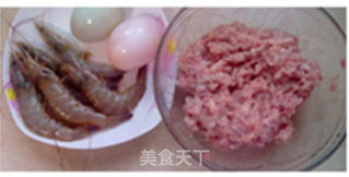 蛋仁喜虾的做法步骤：1