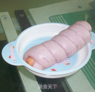 紫薯香肠卷的做法步骤：13