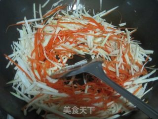 茭白素丝的做法步骤：4