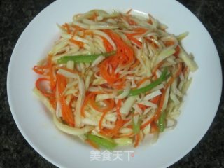 茭白素丝的做法步骤：7