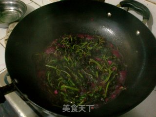 蒜泥红苋菜的做法步骤：3