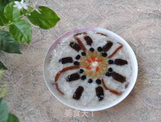 炼奶什锦八宝饭的做法步骤：9
