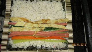 紫菜包饭的做法步骤：4