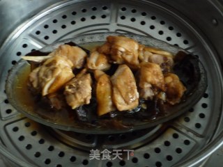 木耳蒸鸡的做法步骤：6