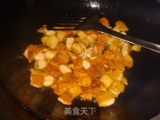 火腿豆腐烩菊花的做法步骤：7