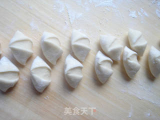 为儿子包的滚蛋饺子——【韭菜虾仁饺子】的做法步骤：8