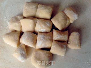 菊花脑田园水饺90后自制筷子擀面的做法步骤：4