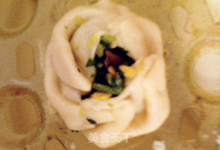 菊花脑田园水饺90后自制筷子擀面的做法步骤：10