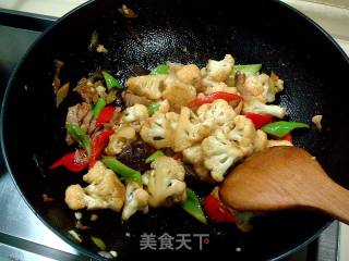干炒菜花的做法步骤：6