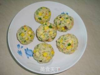 让孩子爱上吃菜——五彩蔬菜丸子的做法步骤：6