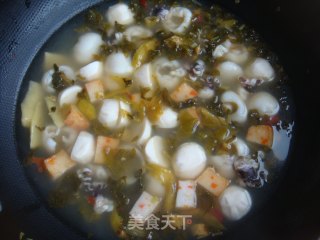 酸鲜墨鱼仔的做法步骤：10