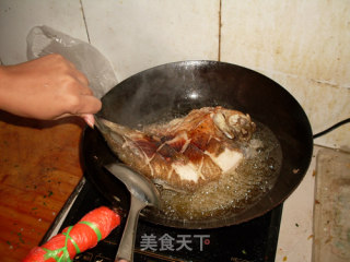 风味鲳鱼王的做法步骤：5