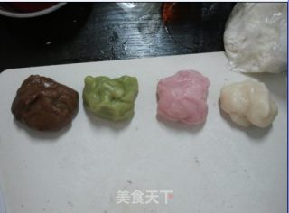 彩色冰皮月饼的做法步骤：6