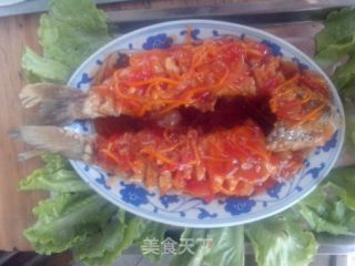 松花鱼的做法步骤：8