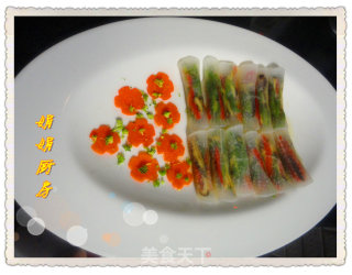 减肥菜----素水晶萝卜卷的做法步骤：11