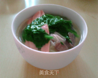 家常热汤面的做法步骤：6