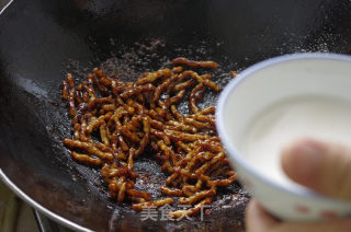 京酱素肉丝—素食的做法步骤：7