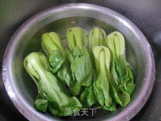 翡翠菜心的做法步骤：6