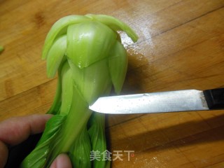 翡翠菜心的做法步骤：7