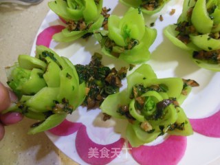 翡翠菜心的做法步骤：18