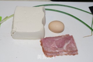 营养小菜。。。肉末鸡蛋蒸豆腐的做法步骤：1