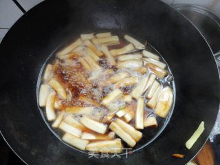 张炎家的美味红烧菜之二------红烧杏鲍菇的做法步骤：7