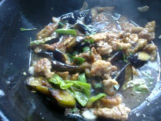 肉段烧茄子的做法步骤：9