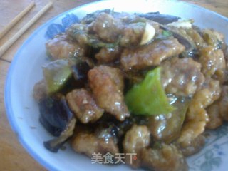 肉段烧茄子的做法步骤：10