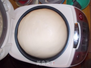 蔓越莓面包卷和红豆面包的做法步骤：7