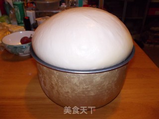 蔓越莓面包卷和红豆面包的做法步骤：8