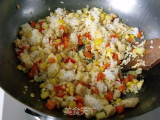【米饭新吃法】杂蔬鸡肉焗饭的做法步骤：6