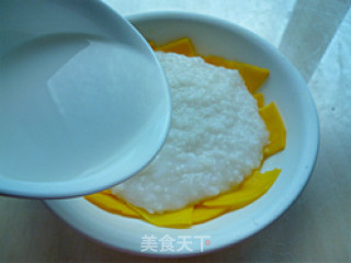 椰汁芒果粥的做法步骤：8