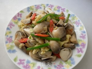 家常小炒------草茹炒鸡蛋的做法步骤：8