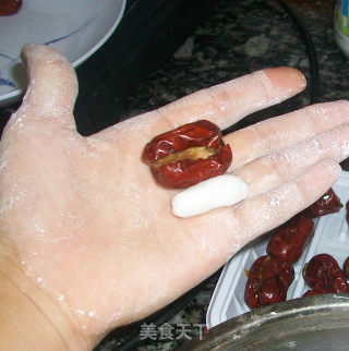 糯米酿红枣的做法步骤：7