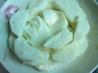 豆瓣酱蒸淮山的做法步骤：4