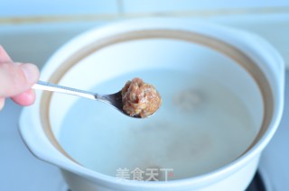 西兰花肉丸粥的做法步骤：4