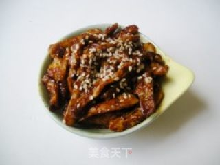 魅力素菜----糖醋素里脊的做法步骤：12