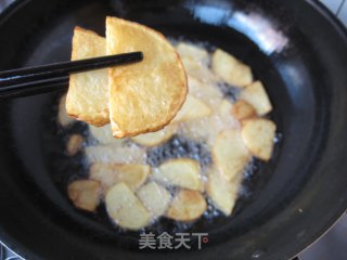 红蘑炒土豆片的做法步骤：5